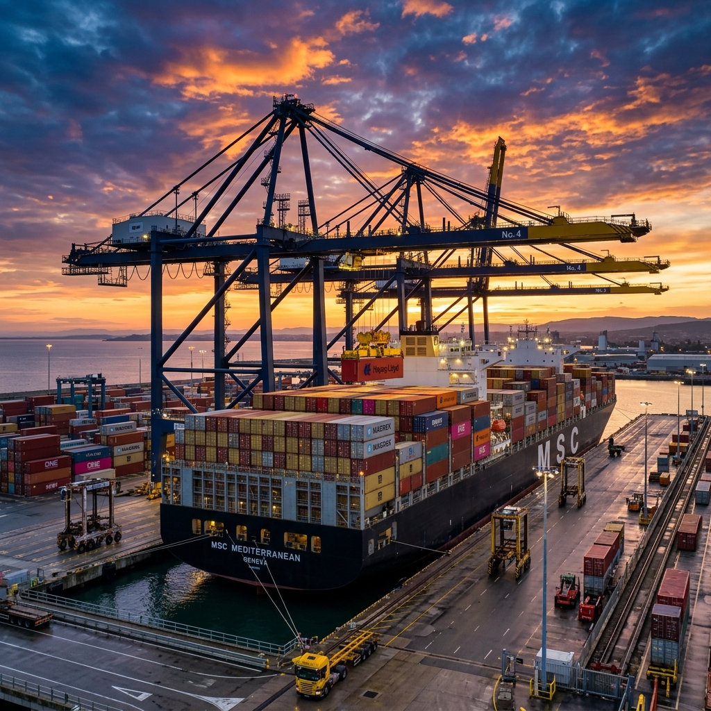 Harris Logistics and Storage Facility ocean container terminal port operations